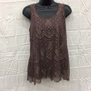 Maurice’s Lace Tank top, Size L